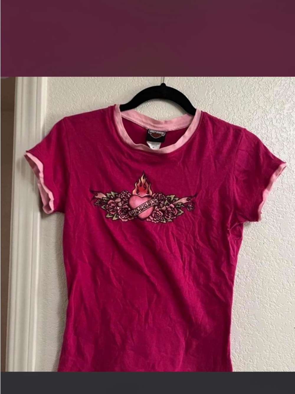 Harley Davidson graphic tee women’s Medium